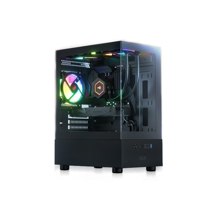 Jual Casing GAMEN GCS100 TYPE C MICRO ATX include 3 Fan | Shopee Indonesia