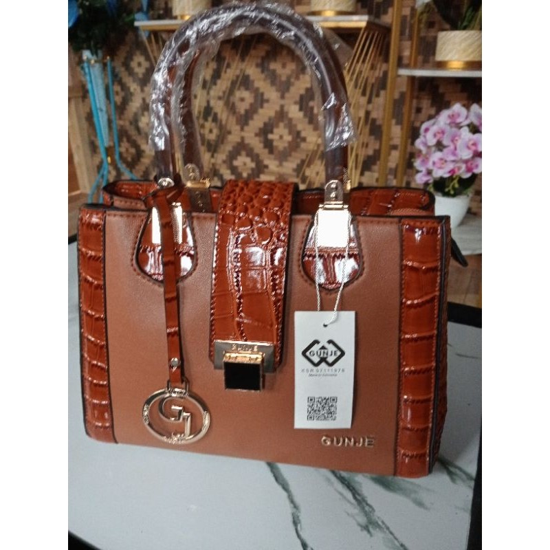 Jual TAS GUNJE ORIGINAL KERAMIK LIDAH/ TAS LEBARAN 2025 /TAS TENGTENG ...