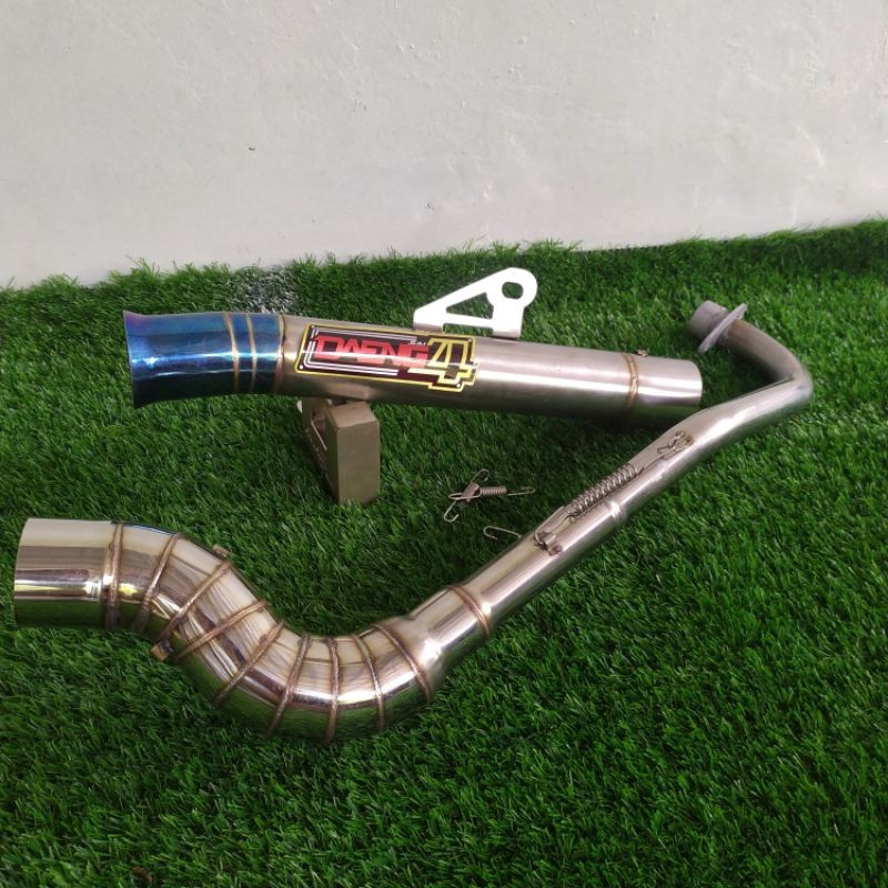 Jual Daeng sai4 blue tip Canister tube type inlet 51mm Wave 110 125 ...