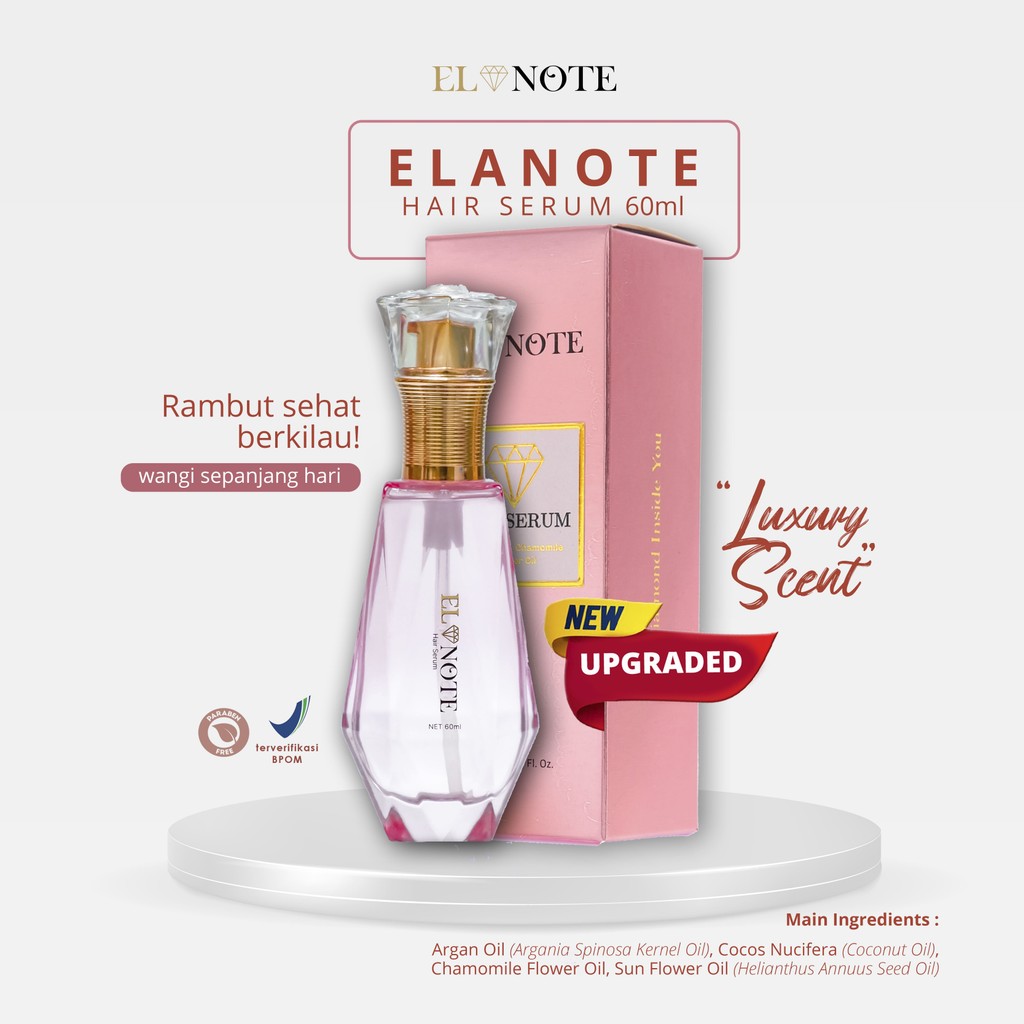 Jual [NEW] ELANOTE Hair Serum 60ml - Serum Rambut dengan Argan Oil ...