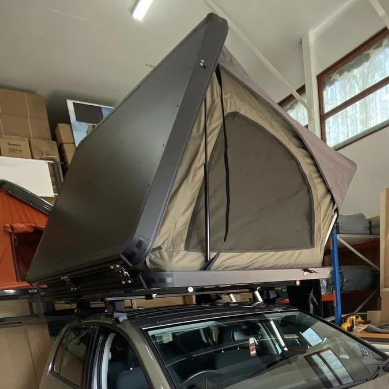 Jual buy roof top tent 2 person aluminum hard shell roof top tent ...