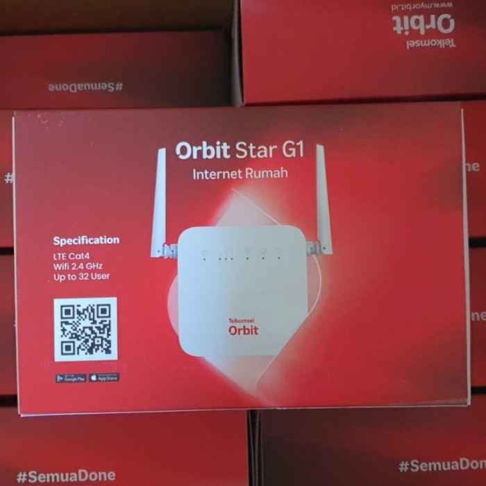 Jual Orbit Star G1 Modem Wifi Home Router Telkomsel 4G High Speed ...