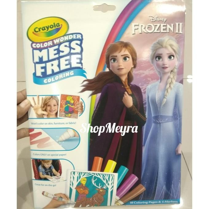 Jual Crayola Color Wonder Mess Free Coloring Frozen 2 - Mainan Mewarnai ...