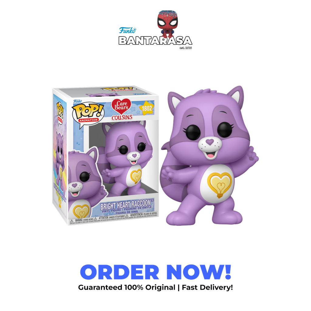 Jual Funko Pop! Care Bears Cousins - Bright Heart Raccoon Pop! Vinyl ...