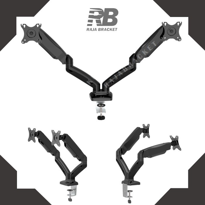 Jual Bracket Monitor 22 24 27 inch, Bracket dual monitor 22 - 27 inch ...
