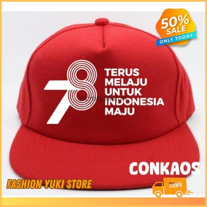 Jual TOPI SNAPBACK HAT CAP DISTRO 78 TAHUN INDONESIA 17 AGUSTUS 1945 ...