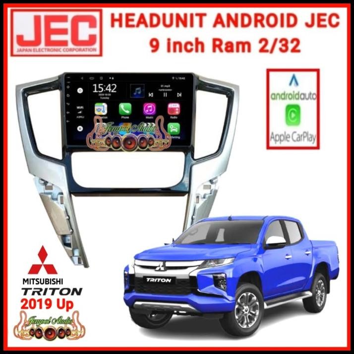 Jual GRATIS ONGKIR HEAD UNIT ANDROID JEC 9 INCH MITSUBISHI STRADA ...