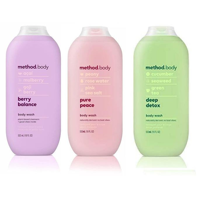 Jual Method Body Wash, Pure Peace, 18oz 532ml ___chioma | Shopee Indonesia