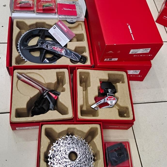 Jual Groupset SRAM Rival eTap AXS 2x12 Power meter promo Rotor | Shopee ...
