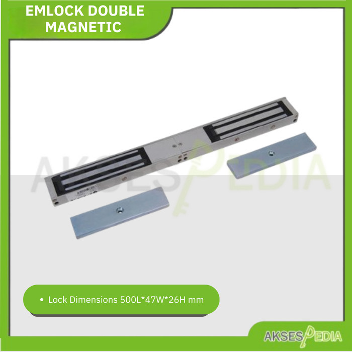 Jual Em Lock Double Magnetic Lock Double 2 x 600lbs | Shopee Indonesia