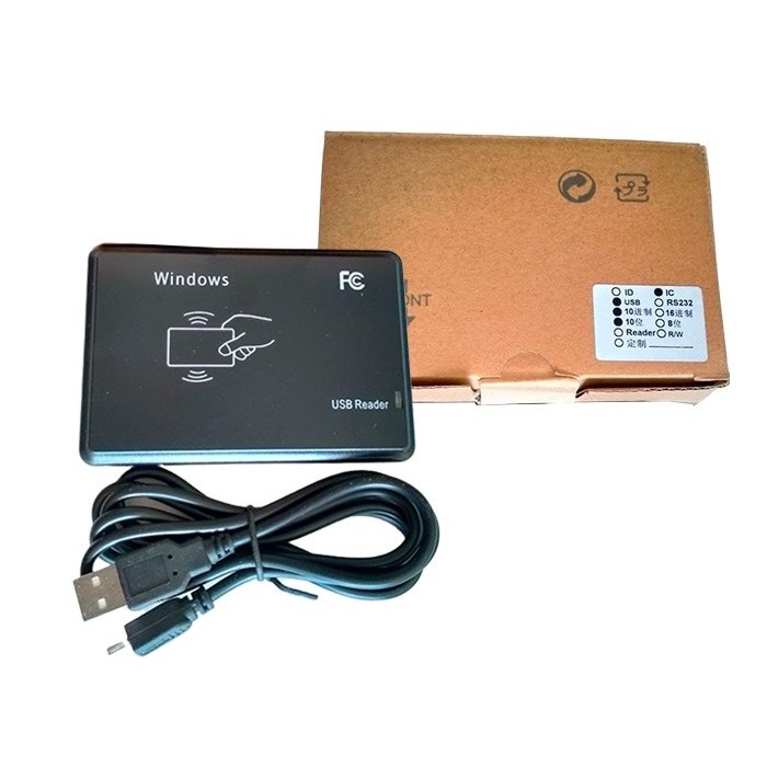 Jual 13.56Mhz USB RFID PC Desktop Reader Proximity Kartu Smart Card ...
