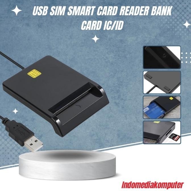 Jual Newbest| USB SIM SMART CARD READER BANK CARD IC/ID | Shopee Indonesia