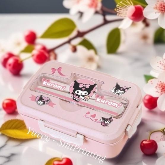 Boîte Bento Sanrio Japon – Cinnamoroll & My Melody – Enfant Acier Inox