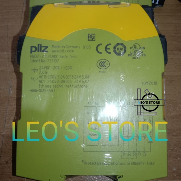 Jual Safety Relay Pilz Pnoz S7 - 751107 Genuine | Shopee Indonesia