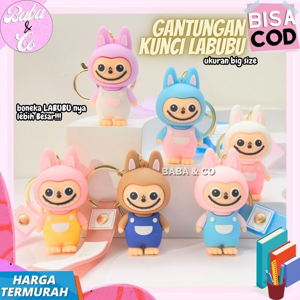 Jual GANTUNGAN KUNCI LABUBU BESAR KEYCHAIN LABUBU BONEKA UNIK LUCU ...