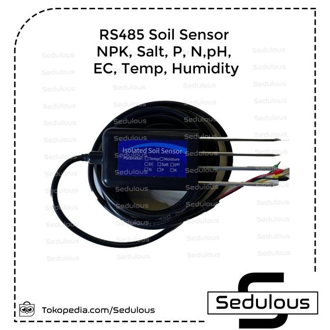 Jual Jual Rs485 Soil Npk Ph Ec Temp Humidity Sensor Tester 8 In 1 Soil ...