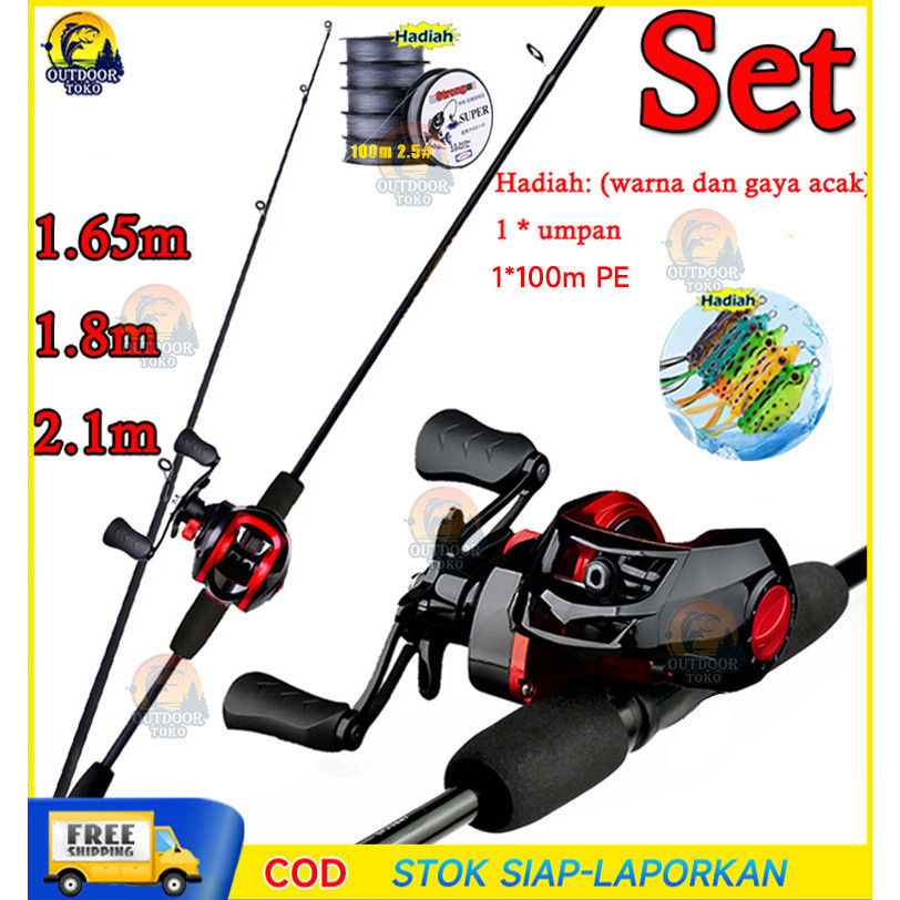 Jual murah # beli 1 dapat 5 #set pancing lengkap murah pancing 1 set