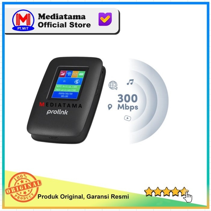 Jual WIFI HOTSPOT PROLINK MOBILE 4G LTE N300 DL-7202 PRT7011L MODEM ...