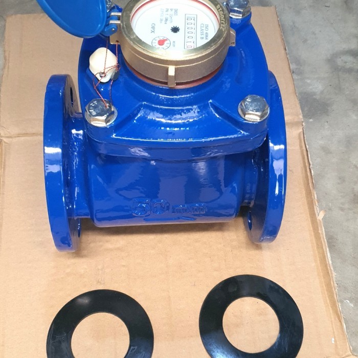 Jual Unik Water Meter 2 Inch, Meteran Air 2 Inch Flange Flow Meter Air ...