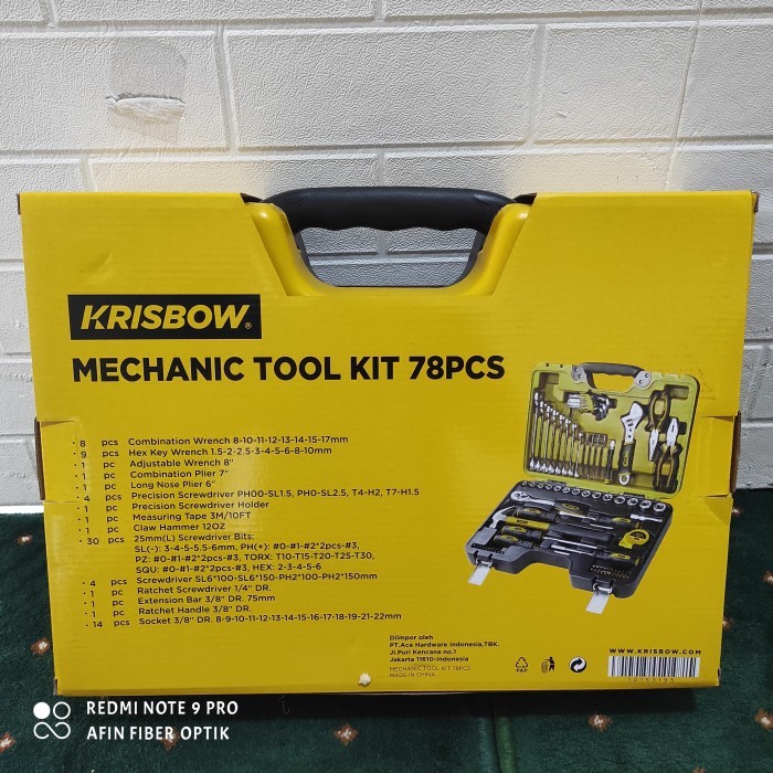 Jual TOOLKIT BOX KRISBOW 78 PCS | Shopee Indonesia