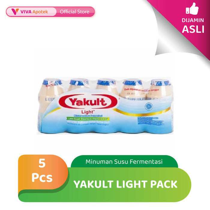 Jual Yakult Light Pack Minuman Susu Fermentasi (5 Pcs) | Shopee Indonesia
