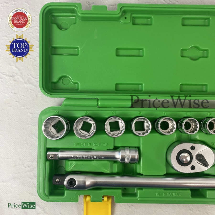 Jual Kunci Sock Set PVC 17 pcs 1/2