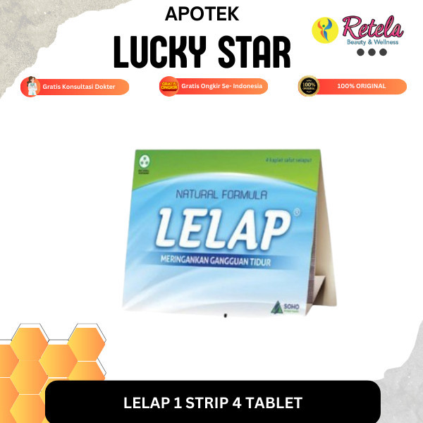 Jual LELAP 1 STRIP ISI 4 TABLET | Shopee Indonesia
