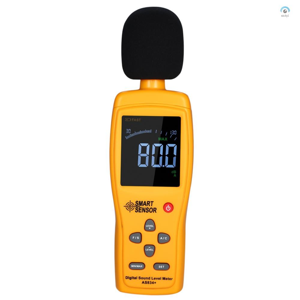 Jual SCP SMART SENSOR AS834+ Digital Sound Level Meter Digital ...