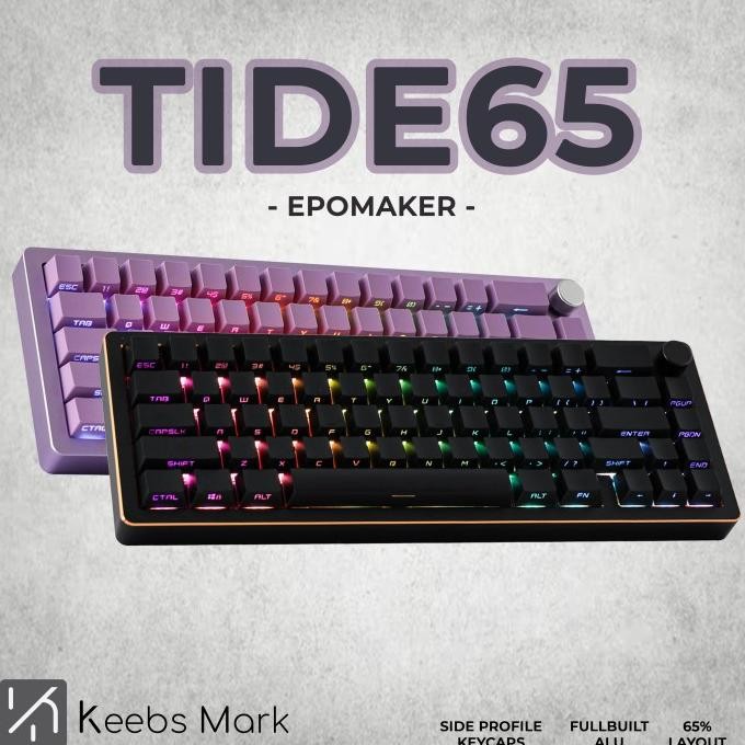 Jual Tide65 Epomaker Wired / Wireless Tri Mode 65% Knob Layout ...