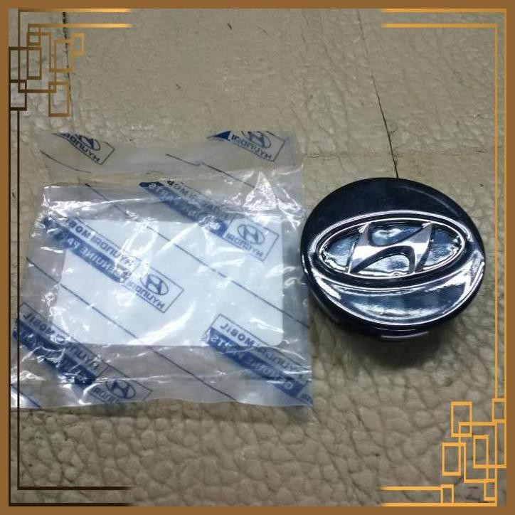 Jual [TKE] DOP RODA HYUNDAI RATA (BLACK CHROME) | Shopee Indonesia