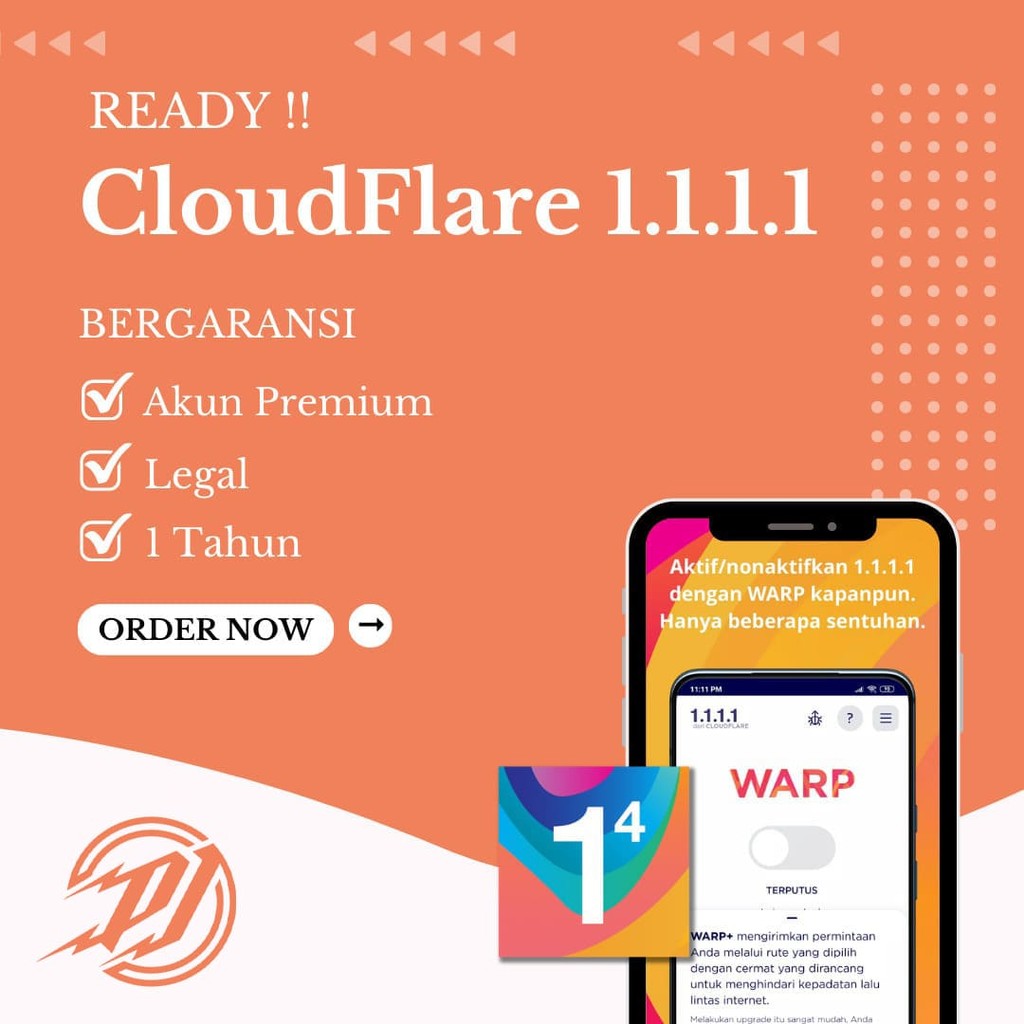 Jual cloudflare 1 1 1 1 warp vpn 12 000 tb premium license key 1