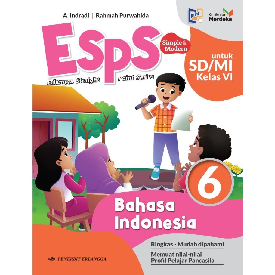Jual ESPS B. INDONESIA SD/MI KELAS 1 2 3 4 5 6 KURIKULUM MERDEKA ...