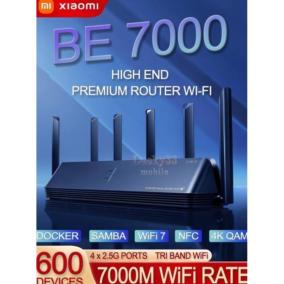 Jual BEBAS ONGKIR - MIJIA BE7000 NFC WIFI MESH WIFI 7 ROUTER China ...
