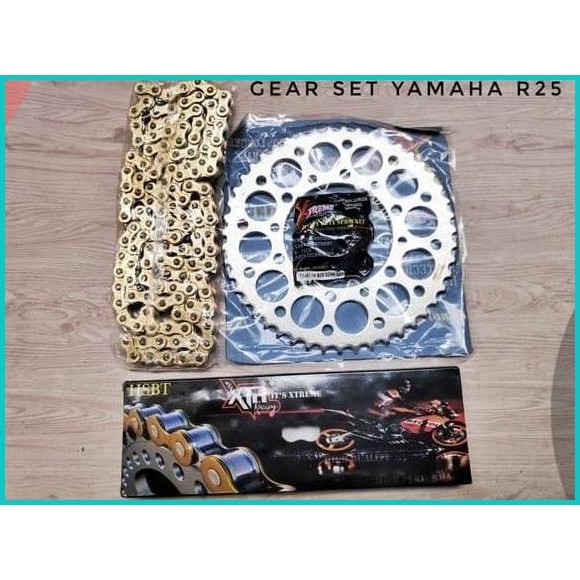 Jual aksesoris GEAR SET YAMAHA R25 GEAR SET GIR YAMAHA R25 OLD NEW ...