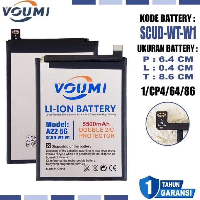 Jual Original Baterai Battery Voumi Double Ic Power High Capacity Scud 