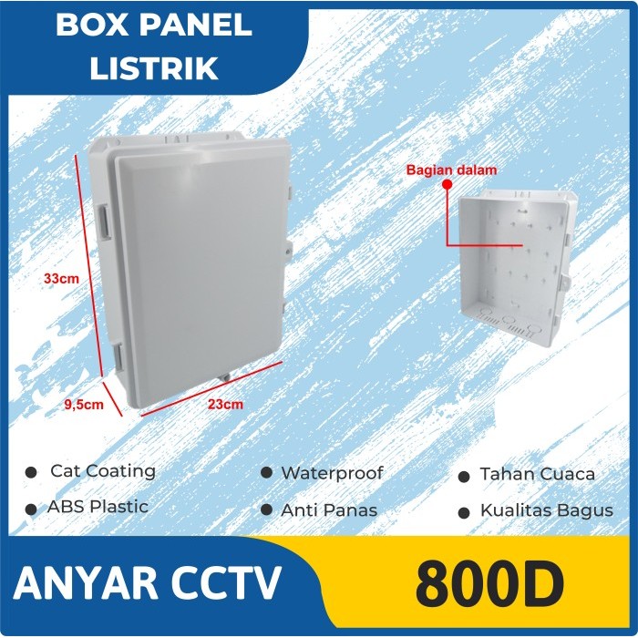 Jual Box Panel Listrik Outdoor 800C / 800D / 800E Waterproof | Shopee ...