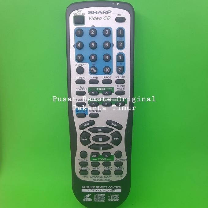Jual REMOTE REMOT VCD COMPO SHARP RRMCG0010SJSA ORIGINAL 1911T | Shopee ...