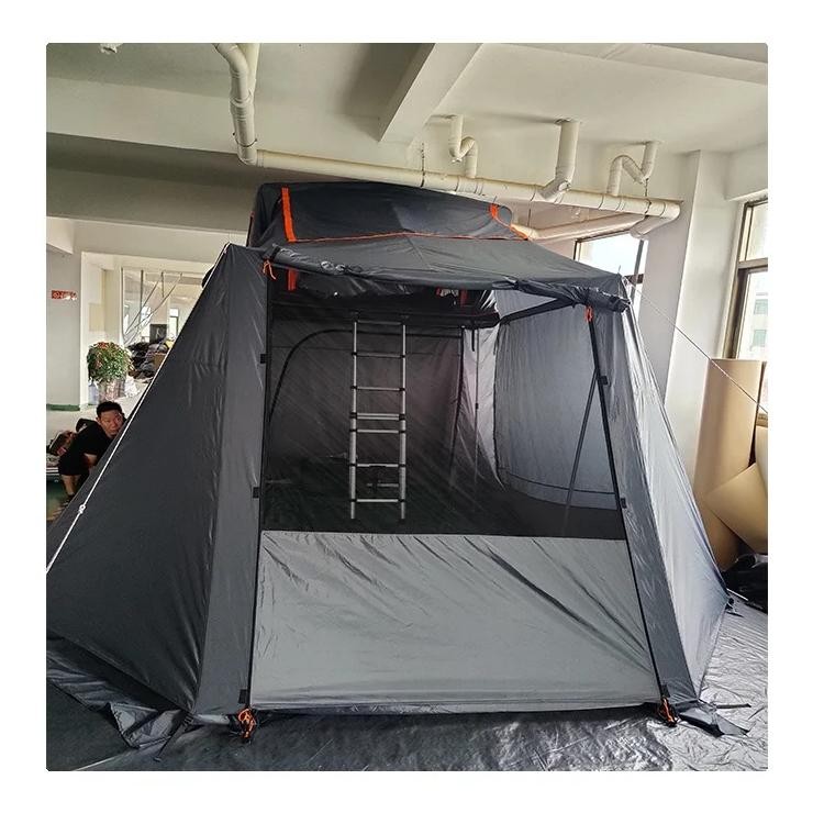 Jual camping waterproof oxford cloth roof top tent awning annex outdoor ...