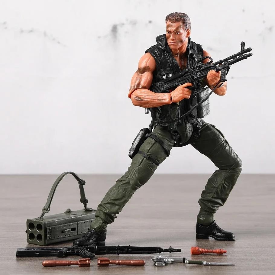 Jual neca arnold schwarzenegger commando matrix 30th anniversary action ...