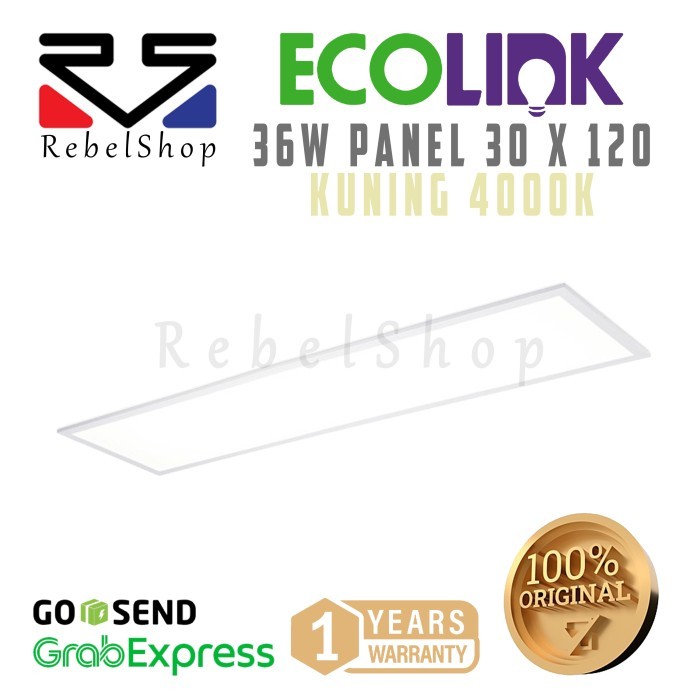 Jual HARGA DISC - Lampu Panel LED Ecolink PL007 36 Watt Ukuran 30x120 ...