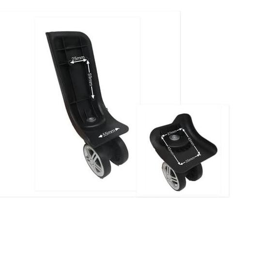 Jual Roda Koper Tinggi 2 Inch Type Roda Double Kanan Original | Shopee ...
