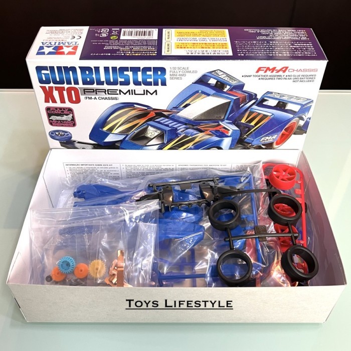 Jual Mainan Rakit Mobil Tamiya Mini 4WD - Gun Bluster XTO (ORIGINAL ...