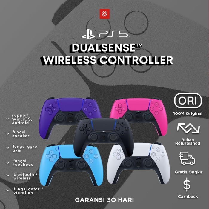 Jual SONY Dualsense PS5 Stik Stick Controller PS5 Resmi Sony Indonesia ...