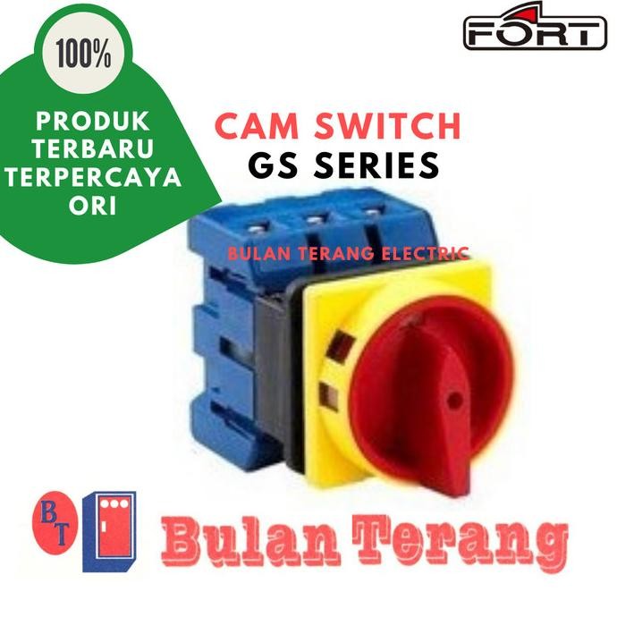 Jual Cam Switch Gs Series Merek Fort Change Over Switch 3P Size 64X64 ...