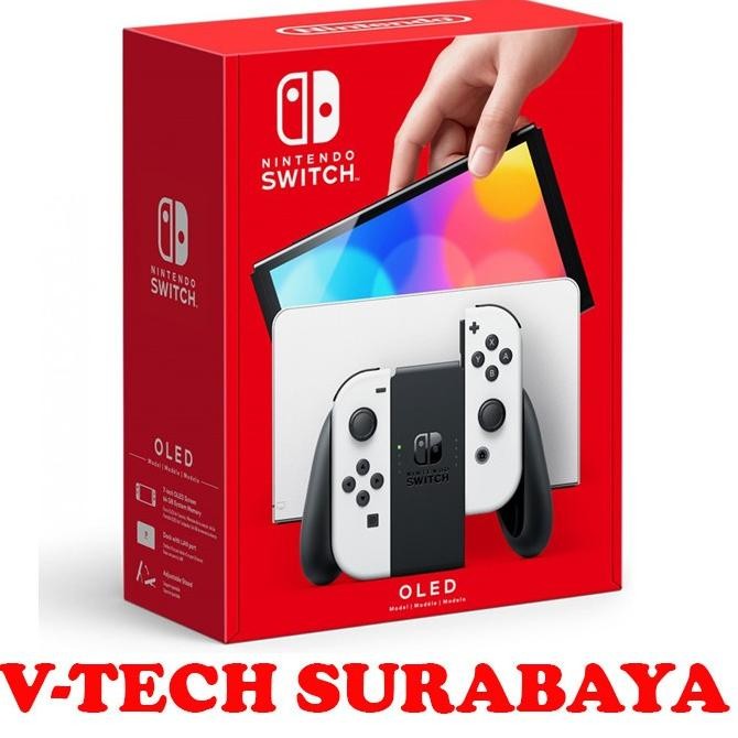Jual Switch - NEW NINTENDO SWITCH OLED WHITE PUTIH CONSOLE | Shopee ...