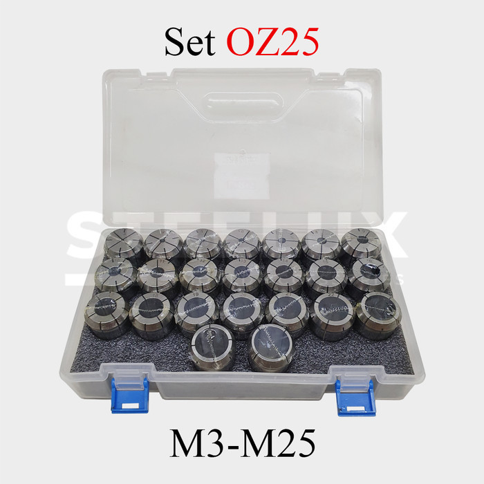 Jual Set Collet ER32 M3-M20 mm 18pcs Chuck Spring Penjepit ER 32 Bor As ...