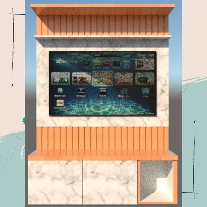 Jual Backdrop Tv Minimalis Custom Hpl | Shopee Indonesia
