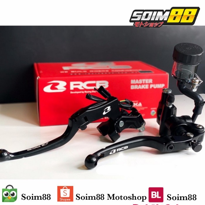 Jual Master Rem Rcb S1 Kanan 14Mm Universal Hitam | Shopee Indonesia