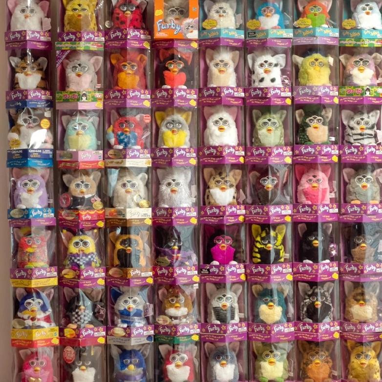 Jual original furby 1998 year collector's gift retro old furby 1999 ...