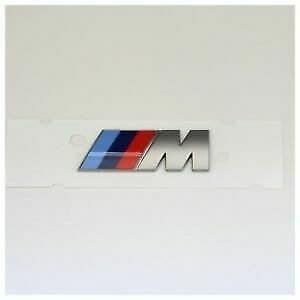 Genuine BMW Cerium Gray Fender Emblem - M Lettering Decal Badge For G05 X5